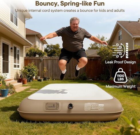Camping Air Mattress Sleep Cloud Twin with Built in Pump No Air Leak 2 Mins Upgraded Inflatable Mattress Adjustable Firmness Blow up Mattress Ultra Support 1100LBS Portable Home Guests Camping Travel in Saudi Arabia