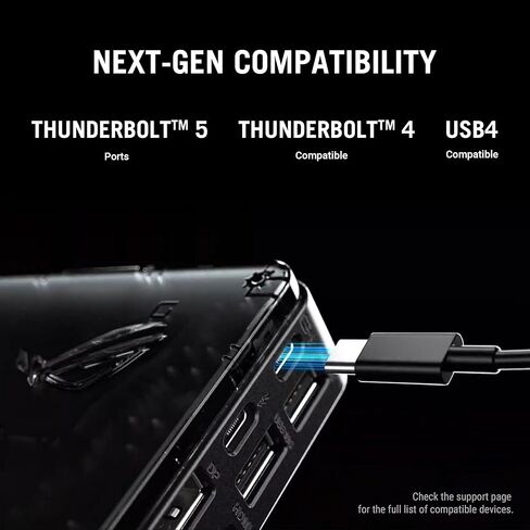 بطاقة رسومات خارجية ASUS ROG XG Mobile (2025)، NVIDIA® GeForce RTX™ 5070 Ti، GC34R-050، Thunderbolt™ 5 in Kuwait