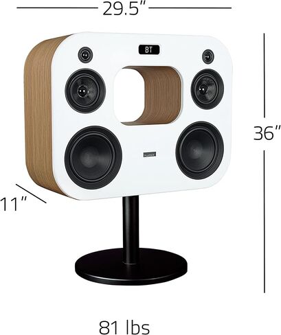 Fluance Fi70W Three-Way Wireless High Fidelity Music System with Powerful Amplifier & Dual 8" Subwoofers (Lucky Bamboo) in Saudi Arabia
