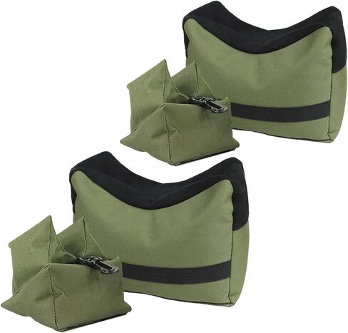 Twod Outdoor Shooting Rest Bags - Target Sports Bench Rest with Front & Rear Support SandBag Stand Holders for Gun Rifle Shooting Hunting Photography - Unfilled in Saudi Arabia