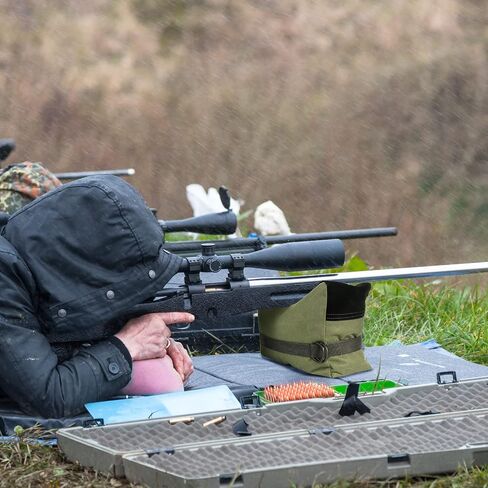 Twod Outdoor Shooting Rest Bags - Target Sports Bench Rest with Front & Rear Support SandBag Stand Holders for Gun Rifle Shooting Hunting Photography - Unfilled in Saudi Arabia
