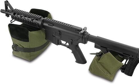 Twod Outdoor Shooting Rest Bags - Target Sports Bench Rest with Front & Rear Support SandBag Stand Holders for Gun Rifle Shooting Hunting Photography - Unfilled in Saudi Arabia