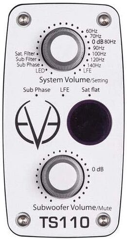 EVE Audio TS110 10-Inch Active Subwoofer with Passive Radiator, 28 to 300 Hz Frequency Range and 108 dB Maximum Sound Pressure Level in Saudi Arabia