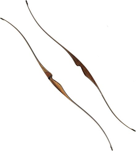 Topbows Sparrow 54 بوصة القوس الطويل التقليدي 20-35LBs رسم الوزن قطعة واحدة Longbow Recurve BowRight Hands للمبتدئين النساء المراهقات in Kuwait