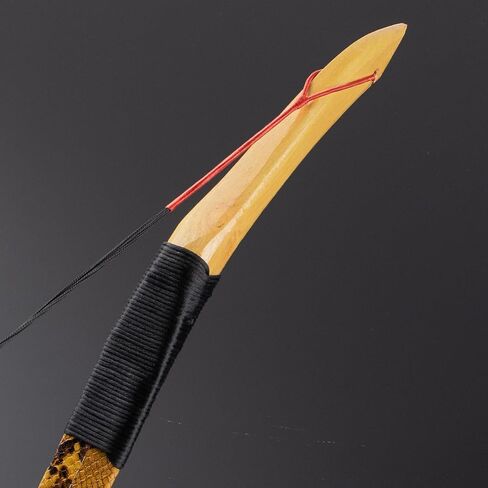 53" Handmade Longbow, Left/Right Hand Recurve Bow Set, Traditional Laminated Hunting Horse Bow for Youth & Adults Targeting Practice Shooting and Hunting 40-50lbs in Saudi Arabia