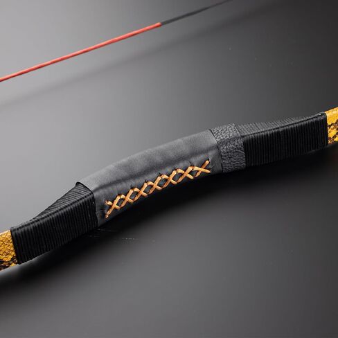53" Handmade Longbow, Left/Right Hand Recurve Bow Set, Traditional Laminated Hunting Horse Bow for Youth & Adults Targeting Practice Shooting and Hunting 40-50lbs in Saudi Arabia