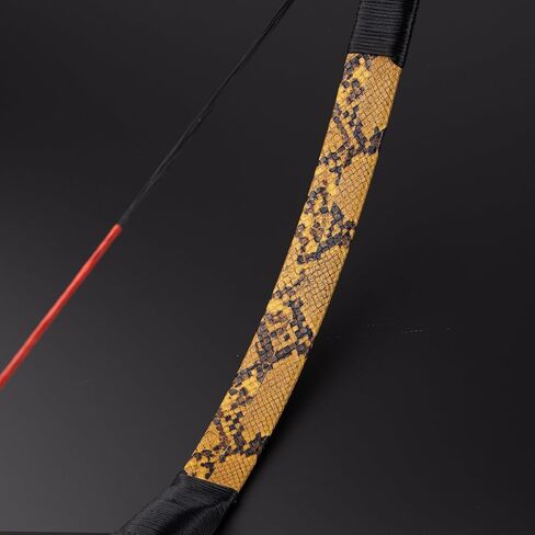 53" Handmade Longbow, Left/Right Hand Recurve Bow Set, Traditional Laminated Hunting Horse Bow for Youth & Adults Targeting Practice Shooting and Hunting 40-50lbs in Saudi Arabia