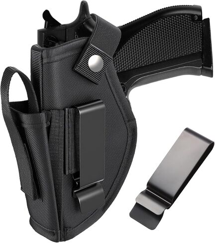 Gun Holster for Men&Women, IWB/OWB 9mm Gun Holsters for Pistols, 380 Concealed Carry Pistol Holster Suitable for Glock, S&W M&P Shield, Sig and Similar Handguns in Saudi Arabia