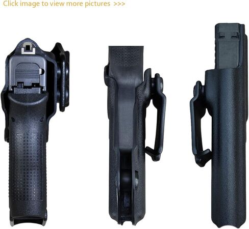 POLE.CRAFT IWB Kydex Holster Custom Fits: Glock 43 / Glock 43X - Inside Waistband Carry Holster - Adj. Cant Retention - Cover Mag-Button - No Wear - No Jitter in Saudi Arabia