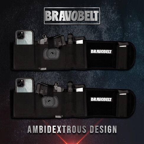 BRAVOBELT Belly Band Holster - by BRAVOBELT Athletic Performance Holster for Running, Jogging, Hiking - G17-43 S&W M&P 40 Shield | for Men & Women in Saudi Arabia
