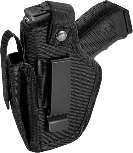 حافظة مسدس LandFoxtac للرجال/النساء 9 مم 380 45ACP، IWB/OWB 9 مم حافظات للمسدس مع حقيبة ماج، حافظات مسدس اليد اليمنى/اليسرى تناسب Glock 17 19 19X 34 43X، M&P Shield2.0، Sig Sauer والمزيد in Kuwait
