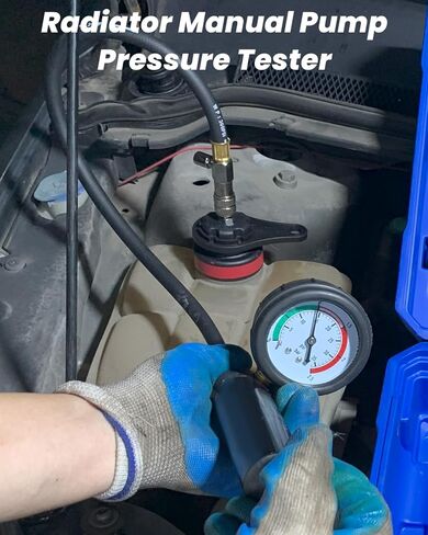 ATPEAM 14PCS Radiator Pressure Leakage Tester Tool Kit, Automotive Cooling System Water Tank Leak Test Detector Set, Coolant Pressure Tester Kit with Aluminum Hand Pump and Adapters in Saudi Arabia