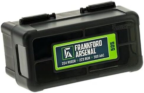 صناديق الذخيرة ذات المفصلات العلوية من Frankford Arsenal مع مفصلات ميكانيكية حقيقية لتخزين الذخيرة وتنظيمها in Kuwait