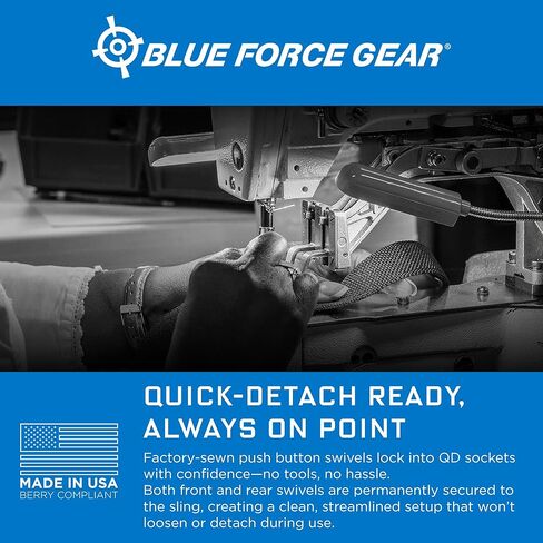 حمالة مبطنة من بلو فورس جير فيكرز - حبال ذو نقطتين مع أشرطة مبطنة، قابلة للتعديل، من 57 إلى 67 بوصة in Kuwait