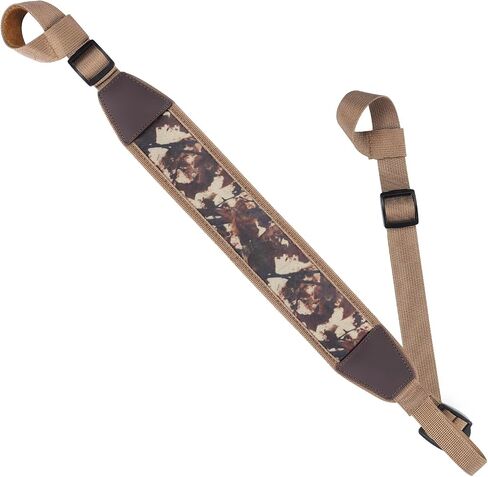 EZshoot Shotgun Sling Adjustable Length with Neoprene Padded | Length of 35" to 53", Thumb Loop Design, Non-swivel for Versatile Uses, Soft and Wide Shoulder Pad, Comfortable for Outdoors in Saudi Arabia
