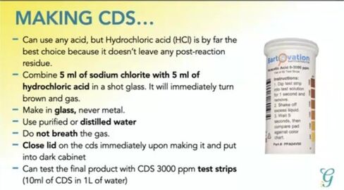 Chlorine Dioxide Solution CDS Kit | 100ml Hydrochloric Acid 4% (HCl) : 100ml Sodium Hypochlorite 25% in Saudi Arabia