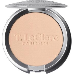 T. Leclerc Compact Pressed Powder - Super-Blendable Face Makeup Longwear Portable Matte Finish Radiant Natural Medium to Full Coverage Airbrushing Mineral Base For Pores & Imperfections (Bronze) in Saudi Arabia