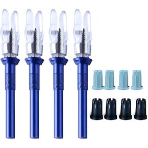 DEEPOWER LED .166 Nocks Lighted Nocks Universal Fit Arrow Nocks مع البطانات .204 .245 in Kuwait