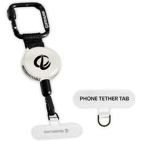 حبل الهاتف المضاد للسرقة من ClutchLoop - مرساة لاصقة عالمية، وخط فولاذي قابل للسحب وحلقة قفل in Kuwait
