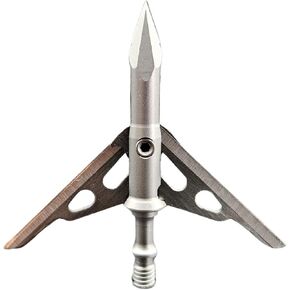 G5 T2 Expandable 2-Blade Broadheads | 3-Pack | 100/125 Grains | Razor Sharp 2" Cutting Diameter Mechanical Blades | Screw in | Compound & Recurve Compatible in Kuwait