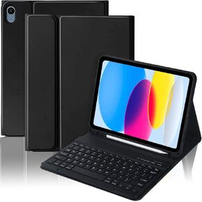 حافظة MMK لجهاز iPad الجيل الحادي عشر مع لوحة مفاتيح (2022، 10.9 بوصة)، لوحة مفاتيح لاسلكية قابلة للفصل، حامل أقلام لجهاز iPad 11 بوصة (A16 2025)، الجيل العاشر (10.9 بوصة 2022) وردي in Kuwait