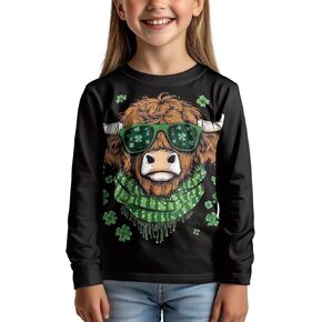 DISNIMO Tshirts for Girls Casual Clothes 3-16 Long Sleeve Tee Shirts Kids Boys Fall Outfits in Kuwait