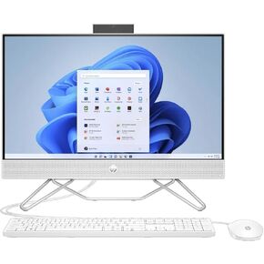 HP 2024 24-CB100 All-in-One Desktop 23.8" FHD IPS Touch 6-Core Intel Core i3-1215U Intel UHD Graphics 8GB DDR4 256GB NVMe SSD, Webcam Keyboard, Mouse Windows 11 Home (Renewed) in Kuwait