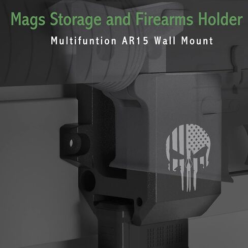 Gun Wall Mount, Gun Rack with Absolutely Strong and Solid PA Material& Frosting Treatment Display Storage Organization System Unique Low Profile Design Withstand 300Lbs of Tension in Kuwait
