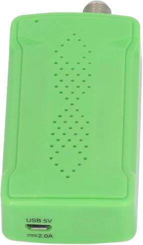 WALFRONT Satellite Finding Device, Compact ABS VCM Demodulator with LED Lights, Ideal for DVB S Satellite Tracking and Signal Optimization in Saudi Arabia