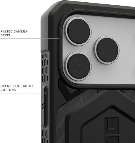 حافظة URBAN ARMOR GEAR UAG مصممة لهاتف iPhone 17 Pro، Monarch Pro - متوافقة مع الغطاء الواقي من الدرجة العسكرية MagSafe، Kevlar Mallard in Saudi Arabia