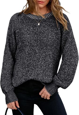 Dokotoo Womens Oversized Sweaters 2025 Long Sleeve Waffle Knit Casual Chunky Pullover Sweater Fall Outfits Clothes in Saudi Arabia