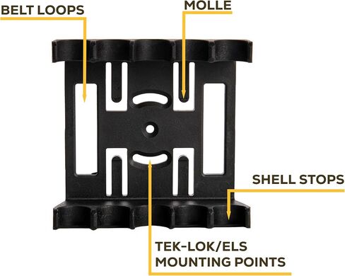 Johnny Clip 2x4-12 Gauge Caddy-Quad Loader-Speed Loader for 3 Gun Practical Shotgun-12 Gauge ShotShell Carrier Holder in Saudi Arabia