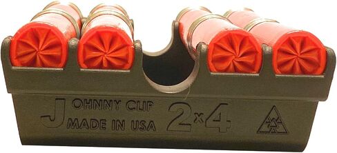 Johnny Clip 2x4-12 Gauge Caddy-Quad Loader-Speed Loader for 3 Gun Practical Shotgun-12 Gauge ShotShell Carrier Holder in Saudi Arabia
