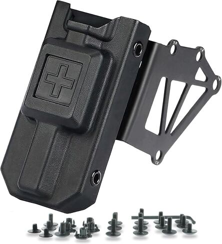 Tactical Holster Adapter Tourniquet Holder Mount, for Qls Quick Locking System Plate and Fork & Safari Holsters Standard 3-Hole Use in Saudi Arabia