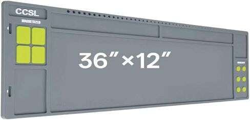 Rifle Shotgun Gun Cleaning Mat,36" x 12" Magnetic Gun Cleaning Mats for All Guns, Anti-Slip Rifle Repair Gun Mat with Organizer Parts Tray, Gun Cleaning Mat Large in Saudi Arabia