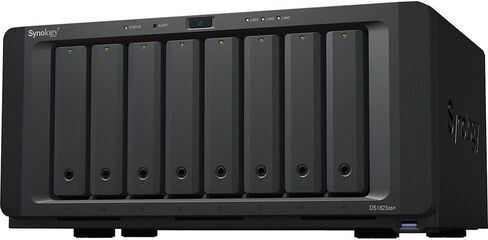 Synology DiskStation DS1823xs+ NAS Server with Ryzen 3.35GHz CPU, 32GB Memory, 32TB HDD Storage, 1TB M.2 NVMe SSD, 1 x 10GbE LAN Port, DSM Operating System in Kuwait