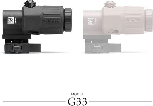 مكبر الطاقة EOTECH G33 3، قطع الاتصال السريع، حامل التبديل إلى الجانب (STS)، لمسة نهائية سوداء in Kuwait