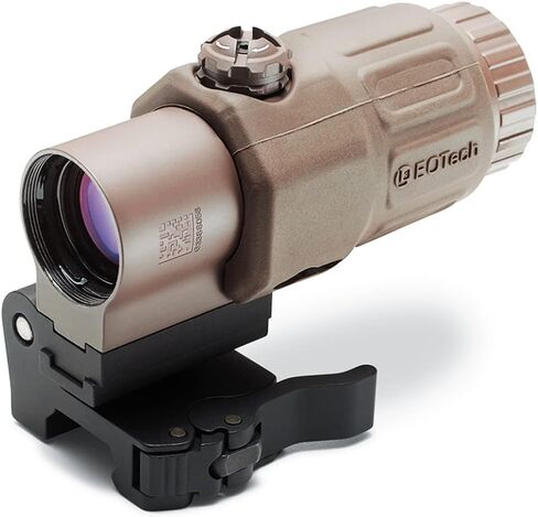 مكبر الطاقة EOTECH G33 3، قطع الاتصال السريع، حامل التبديل إلى الجانب (STS)، لمسة نهائية سوداء in Kuwait