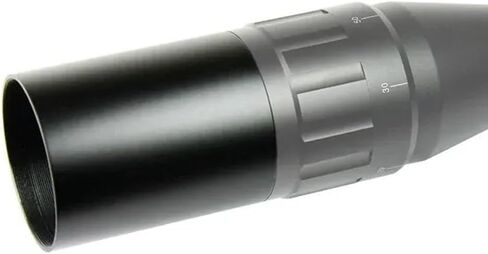 Gotical Sunshade Tube for Rifle Scope Objective Lens Sun Shade Durable Aluminum Material Lightweight Reduces Glare and Sun Reflections Off The Objective Lens Heavy Duty Easy to Use in Saudi Arabia