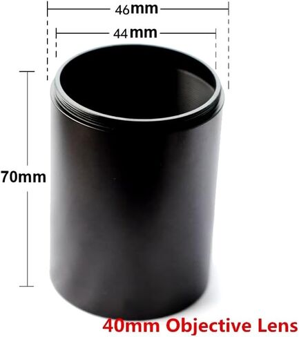 Gotical Sunshade Tube for Rifle Scope Objective Lens Sun Shade Durable Aluminum Material Lightweight Reduces Glare and Sun Reflections Off The Objective Lens Heavy Duty Easy to Use in Kuwait