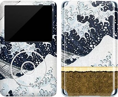 Skinit Decal MP3 Player Skin Compatible with iPod Classic (6th Gen) 80GB - Originally Designed The Great Wave Off Kanagawa Design in Saudi Arabia
