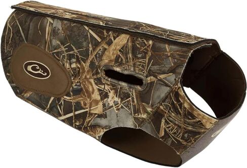 سترة Drake Waterfowl المصنوعة من النيوبرين للكلاب - 5 مم معزولة، خطاف وحلقة إغلاق قابلة للتعديل، مقابض مساعدة مدمجة (موسي أوك بوتوملاند، متوسط) in Kuwait