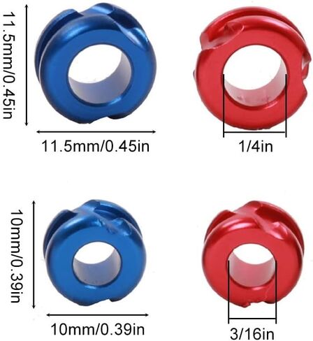 4 قطعة القوس البصر اللمحة ، 1/4 "3/16" سبائك الألومنيوم اللمحة البصر الرماية الملحقات ل القوس المركب in Kuwait