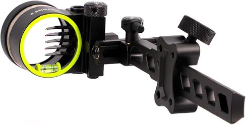LWANO M2 Cpmpound Bow Sight - شريط قصير/طويل ذو 5 دبابيس للرماية، أداة أقل لضبط انحراف الرياح والارتفاع، مع مجموعة عدسات تكبير 2X in Kuwait