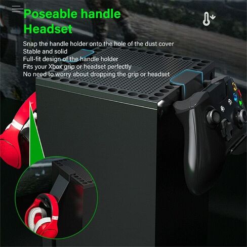 DAGIJIRD 1 Set ABS وحدة التحكم الحرس تبديد الحرارة الغبار الغطاء الواقي مقبض السنانير قوس استبدال الإطار ل Xbox in Kuwait