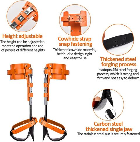 Tree Climbing Gear - Tree Climbing Spikes,for Hunting, Fruit Picking,Climbers of tree climbing equipment in Kuwait