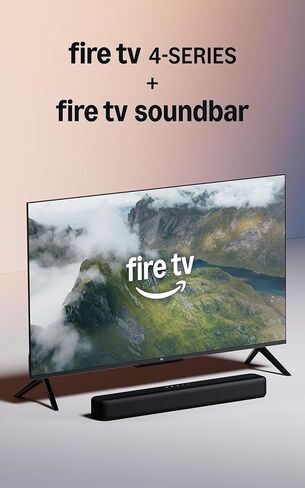 Amazon Fire TV 43" 4-Series (newest model) with Fire TV Soundbar in Saudi Arabia