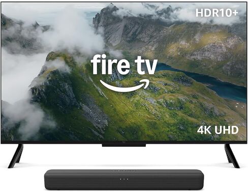 Amazon Fire TV 43" 4-Series (newest model) with Fire TV Soundbar in Saudi Arabia