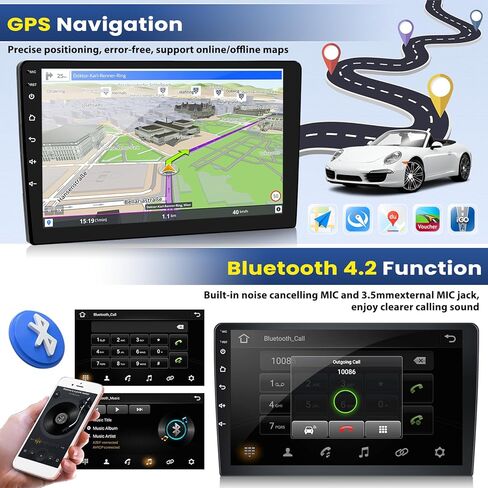 6+128G 8 Core Android 15 راديو السيارة ستيريو لفورد فيوجن مونديو 2013-2019 مع CarPlay اللاسلكي Android Auto، شاشة لمس 9 بوصة مع WiFi GPS Mirror Link Bluetooth FM RDS DSP EQ SWC كاميرا احتياطية in Saudi Arabia
