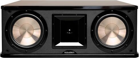 مكبر صوت BIC America PL-28II 225W 2-Way Slim 8 بوصة مع مكبر صوت بوق وحامل حائط - أسود in Saudi Arabia